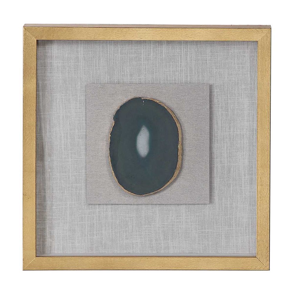 Green Agate Shadowbox