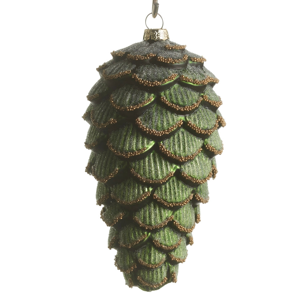 Green Pinecone Ornament