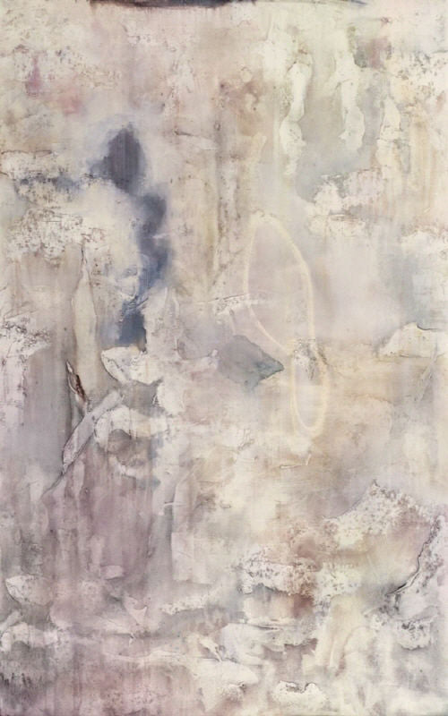 Purple Floral Abstract Art