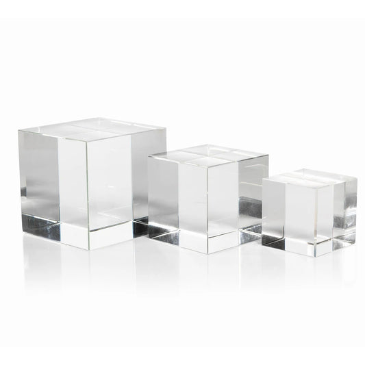Crystal Glass Cube - Small
