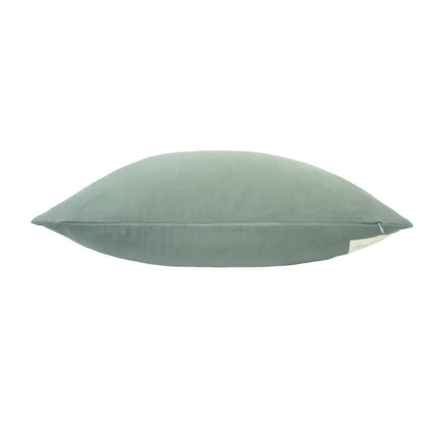 Soft Sage Linen Blend Throw Pillow