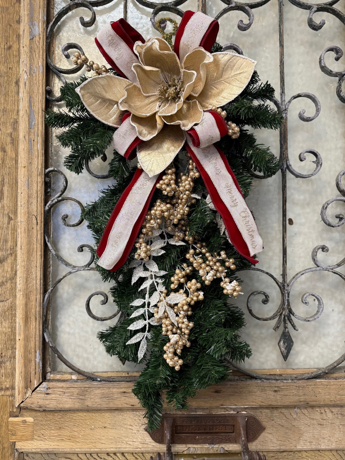 Custom - Gold Magnolia Swag