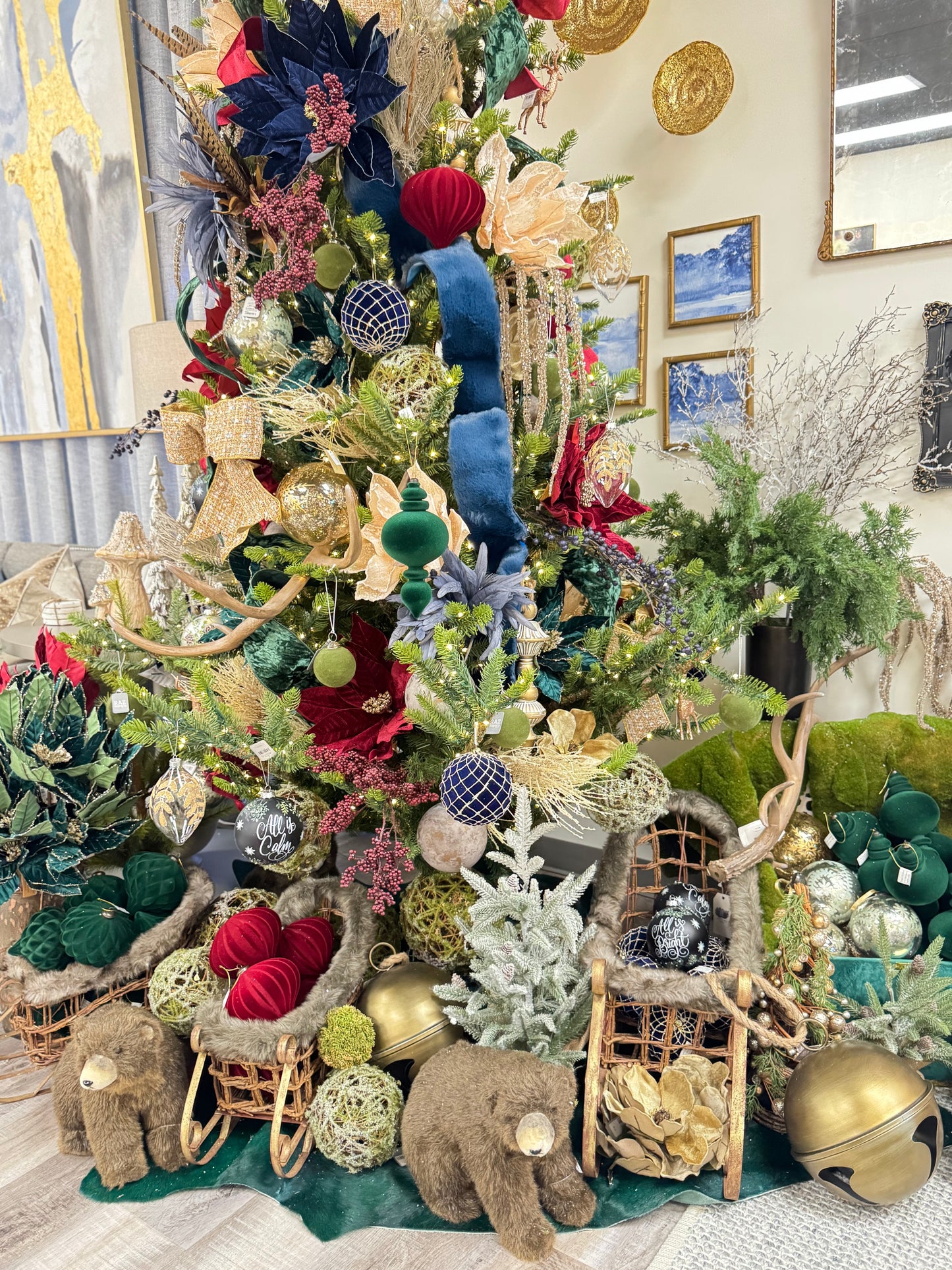 "All is Calm All is Bright" Ornament, 2 Styles