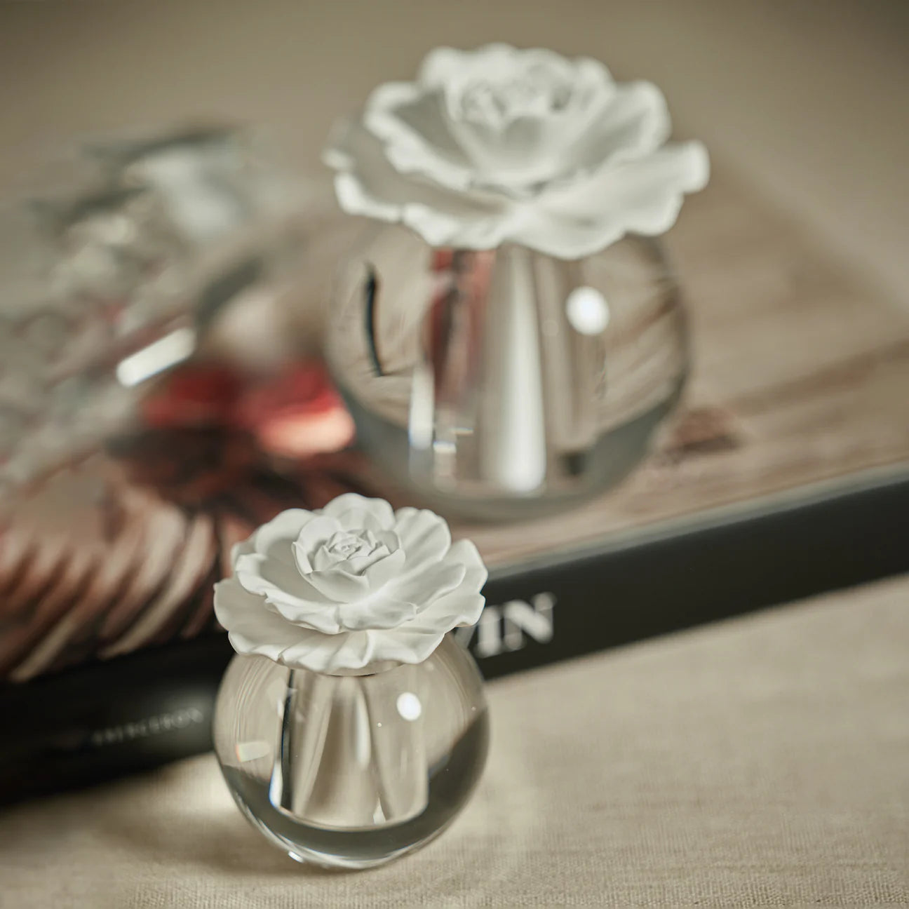 Crystal Ball Diffuser - Moroccan Peony