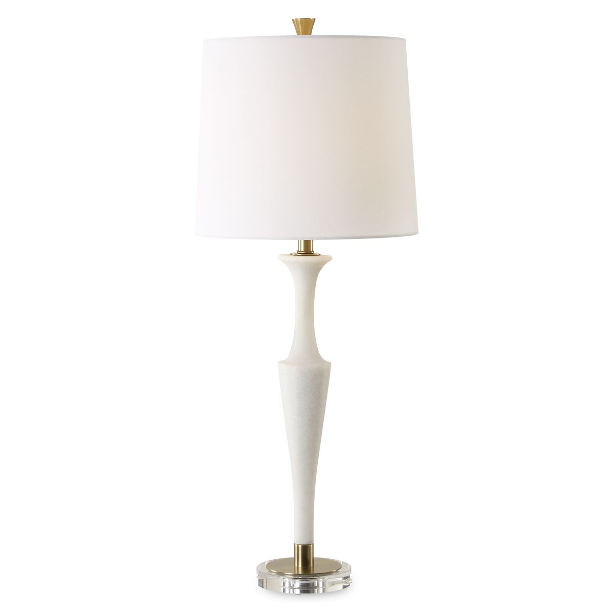 White Tapered Lamp