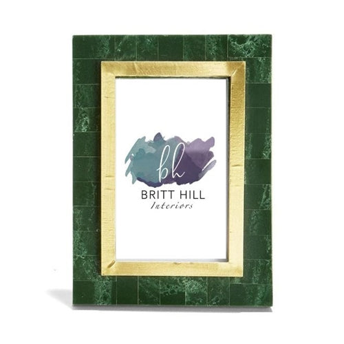 Green and Gold Frame