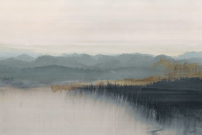 Hazy Blue Landscape
