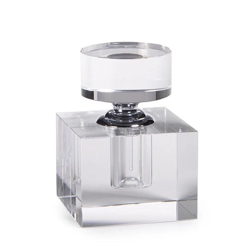 Modern Morocco Glass Perfume Bottle - Cube