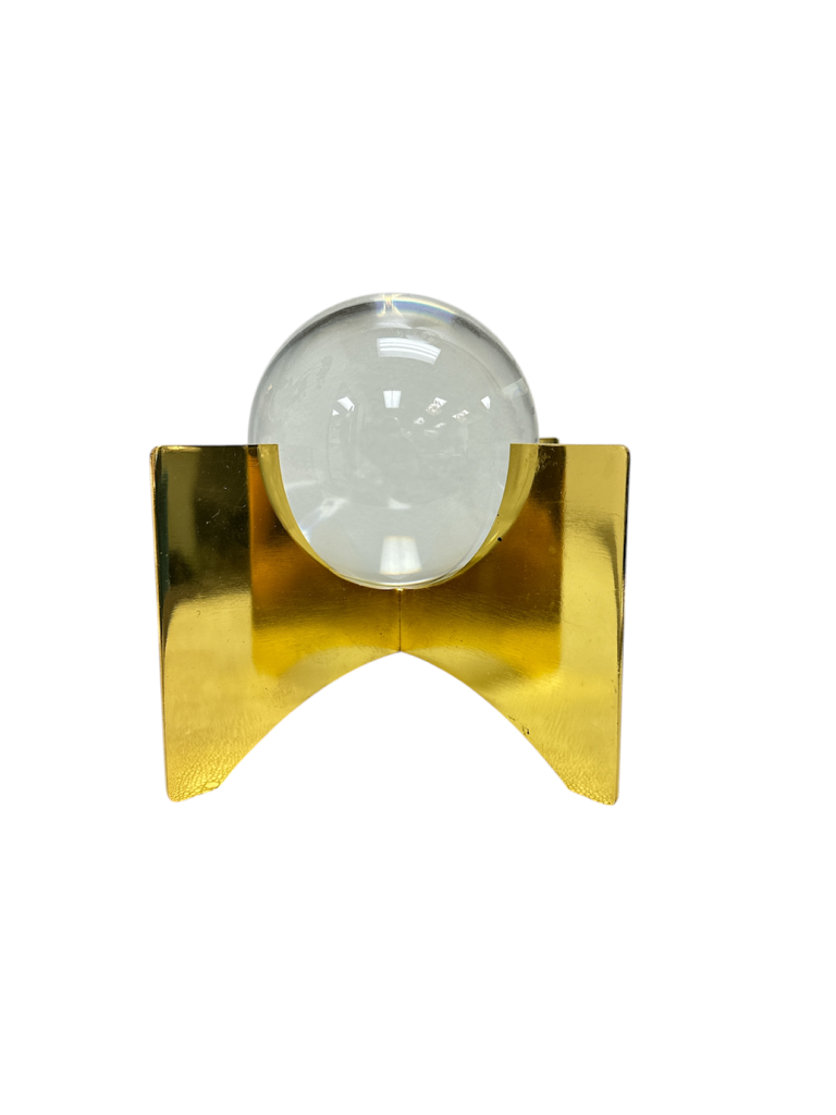 Crystal Ball w/ Gold Stand