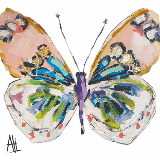 Cocktail Napkins - Colorful Butterfly