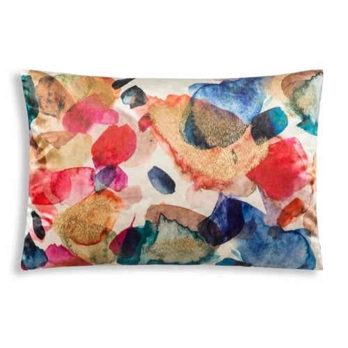 Abstract Multi Velvet Pillow