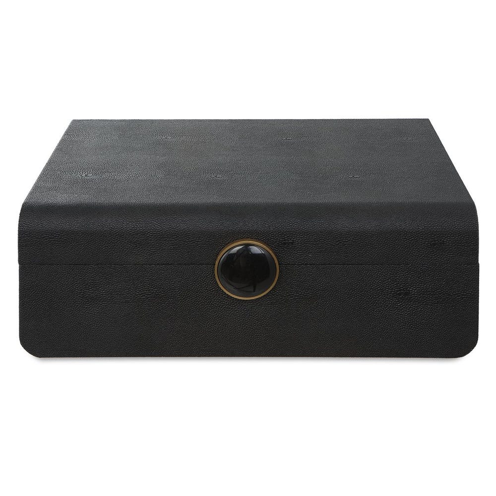 Black Shagreen Box