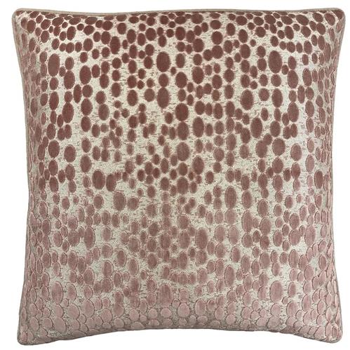 Blush Velvet Dot Pillow