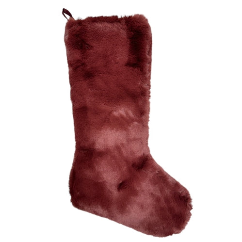 Fur Stocking - Wine