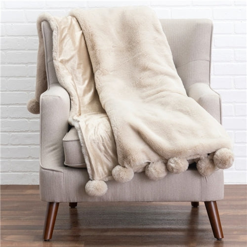 Snow Beige Throw