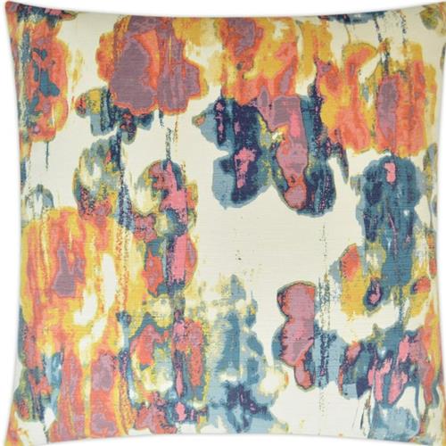 Watercolor Patterned Pillow - 24 x 24