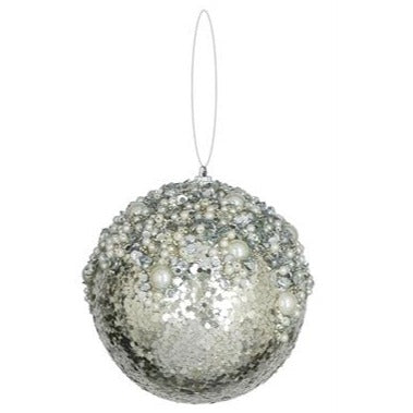 Sequin/Pearl Ball - Champagne