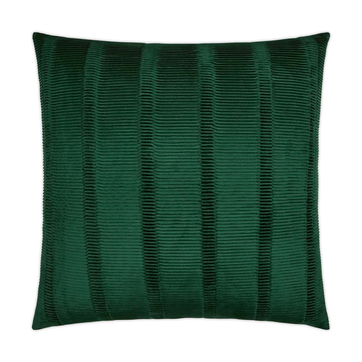 Upstate Emerald Ribbed Pillow - 24" x 24"