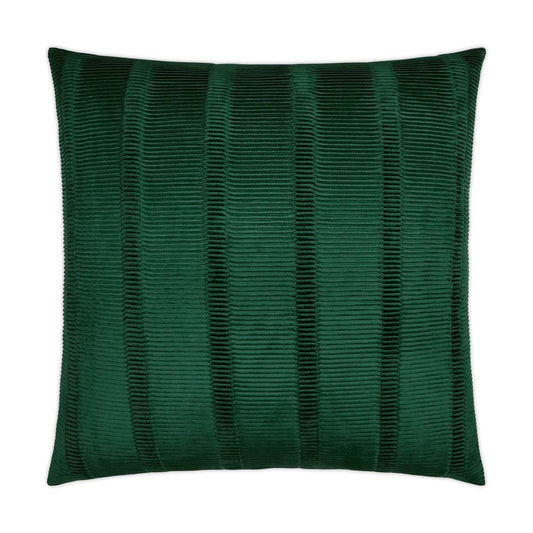 Upstate Emerald Ribbed Pillow - 24" x 24"