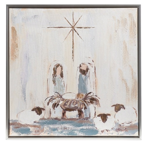 Wall Art - "Holy Family" Framed Canvas