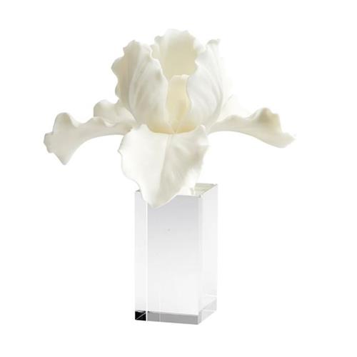 White Orchid Sculpture