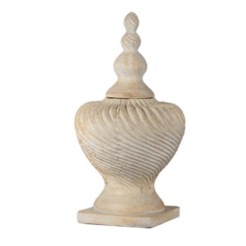 Whitewashed Finial