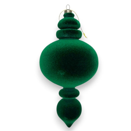 Hunter Green Finial Ornament