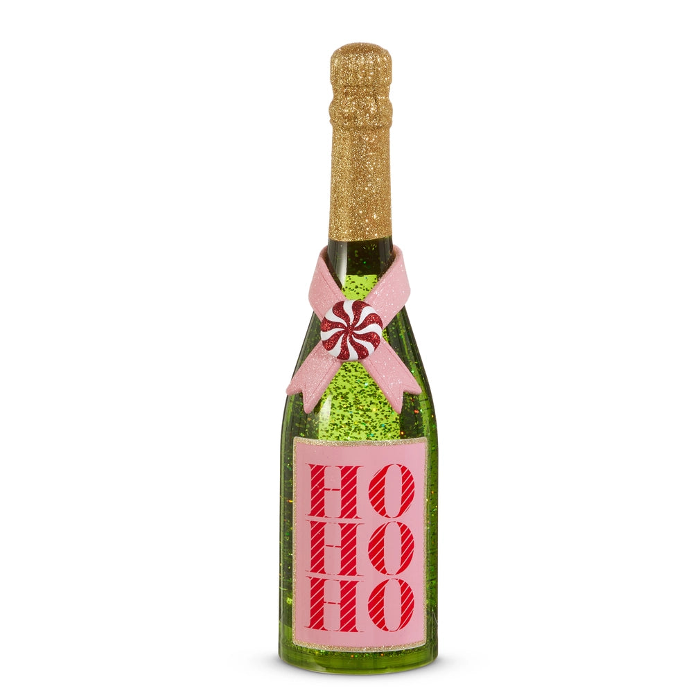 Snow Globe - Champagne Bottle