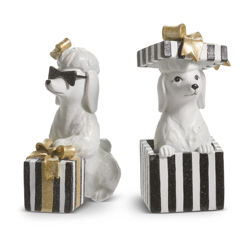 Puppy Present Figurines, 2 Styles