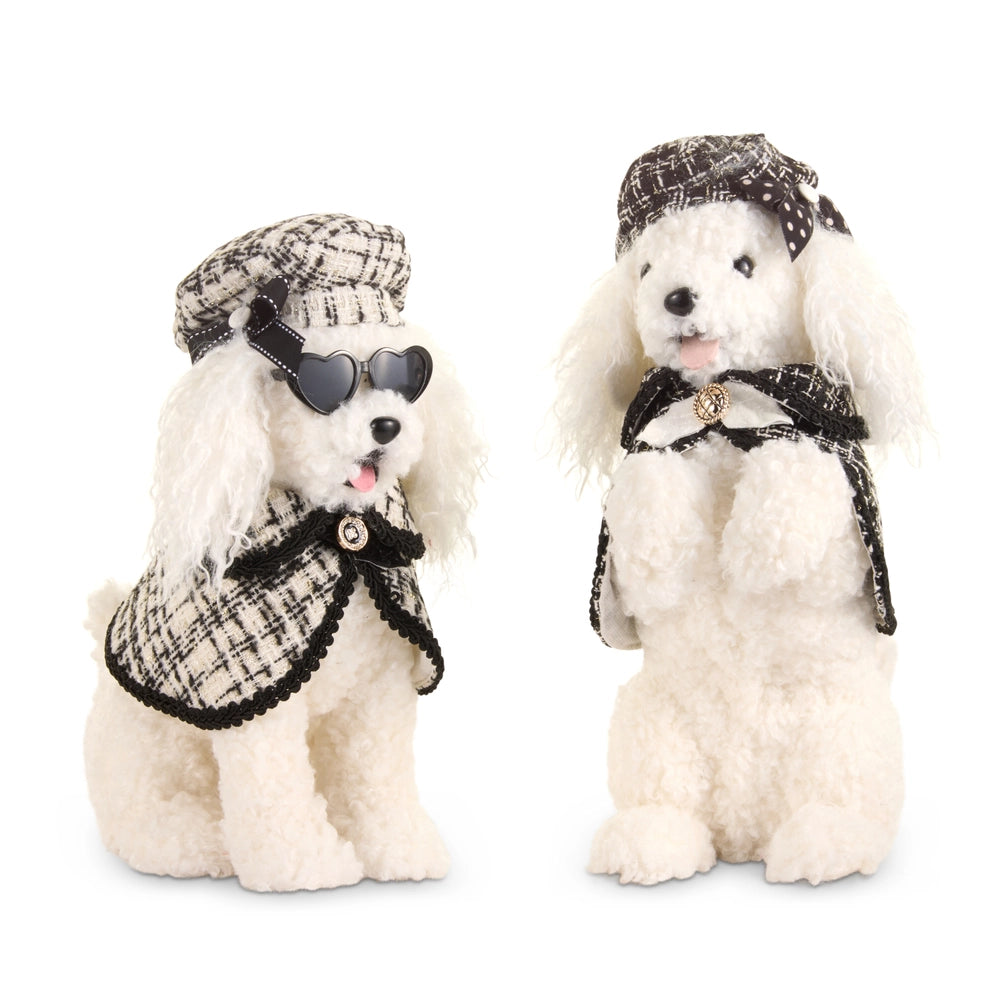 Poodle in Tweed, 2 Styles
