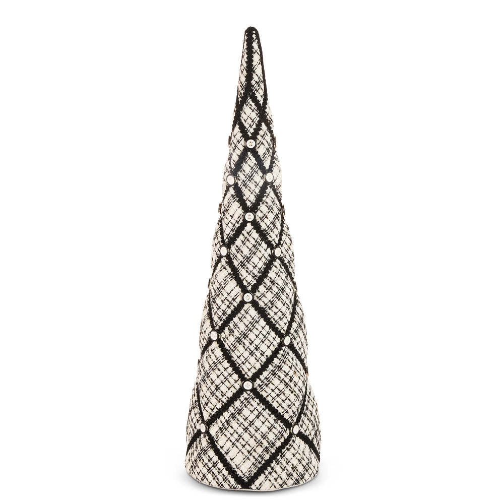 Tree - Ivory Tweed Cone