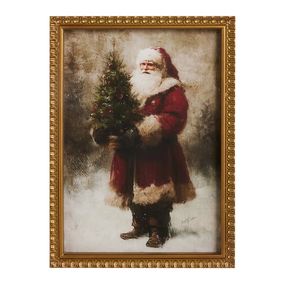 Christmas Traditions Santa Wall Art