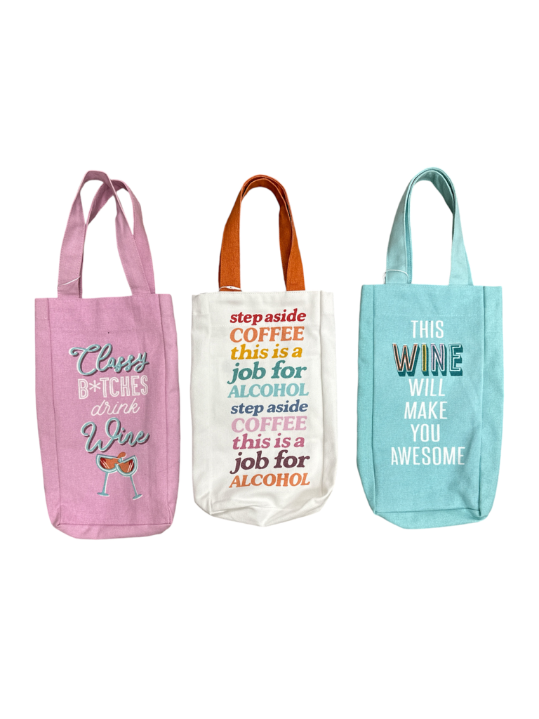 Dirty Word Wine Bag, 3 Style Options