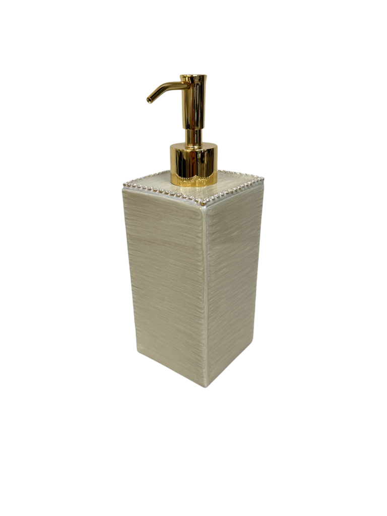 Soap / Lotion Pump - Gold Crystal Trim Lotion Pump