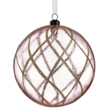 Glittered Ball Ornament