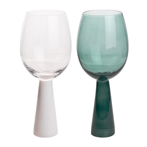 Wine Glasses - Set of 4, Two Color Options