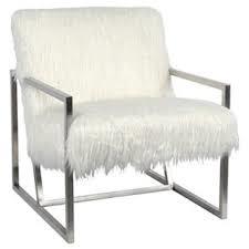 White Sheep Hair Club Chair