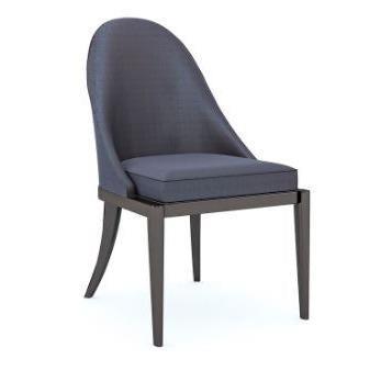 Navy Upholstered Dining Chair