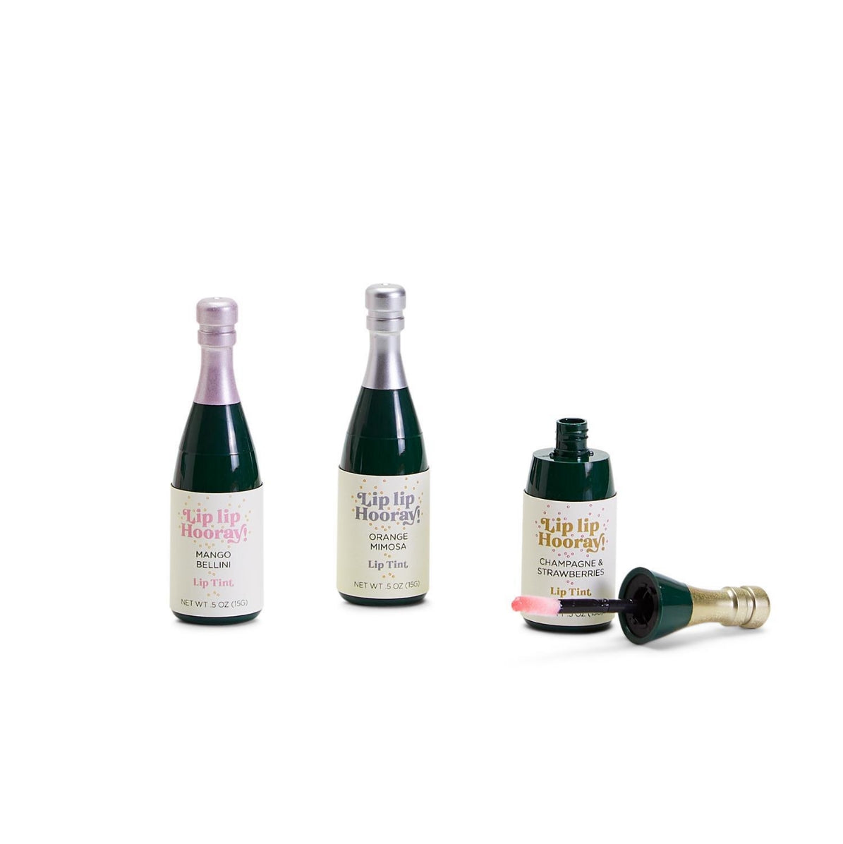 Lip Gloss - Champagne Bottles, 3 Scent Options