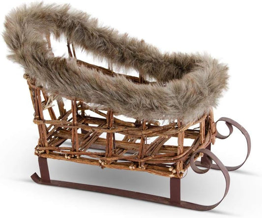 Sleigh with Fur, 3 Size Options