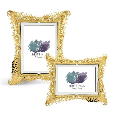 Plume Brass Frame, 2 Size Options