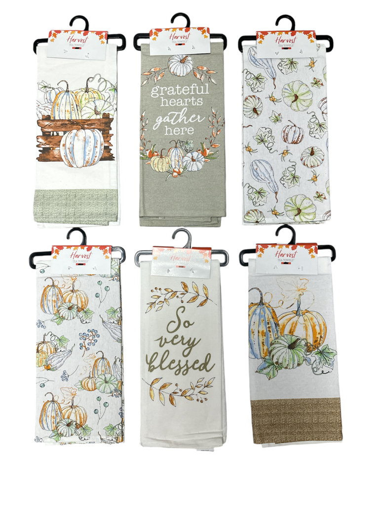 Tea Towel - Fall Assortment, 6 Style Options