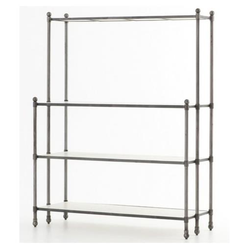 Marble / Metal Open Shelving System