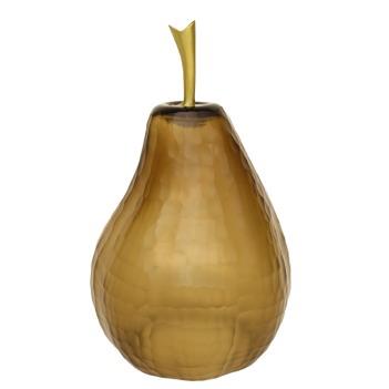 Amber Glass Pear