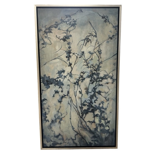 Fading Memories Canvas with Silver Floating Frame