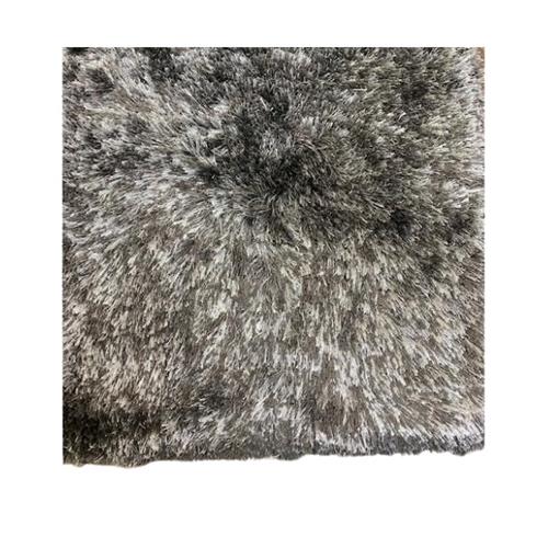 Silver Shag Rug - 26" x 42"