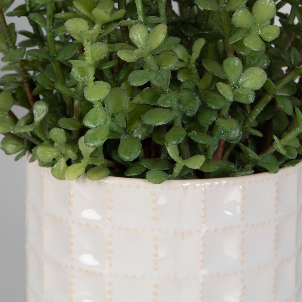 White Ceramic Potted Greenery, 2 sizes