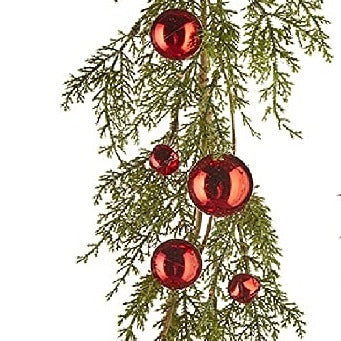 Red Jingle Bell & Cedar Spray