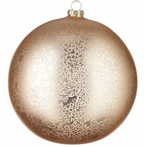 Textured Champagne Ball Ornament