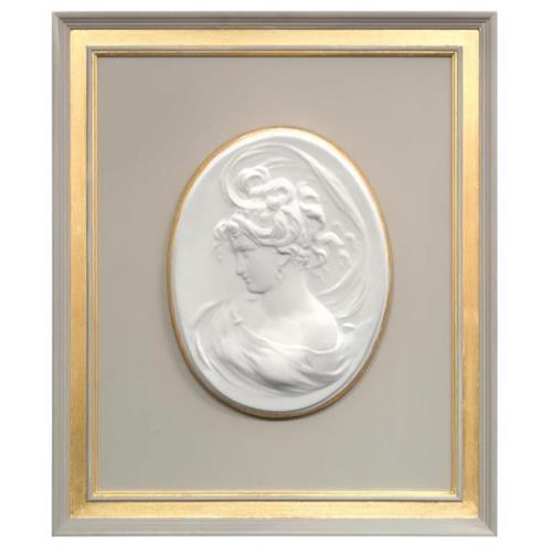 Plaster and Gold Leaf Cameo II